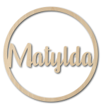 Deku Łapacz snów z imieniem - Dreamcatcher -  25 cm Sklejka 5 mm 000077