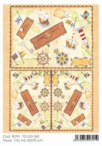 Papier do decoupage B2 50x70 - TO-DO 40 1276