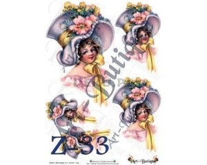 Papier do decoupage 210X305 - Art-Butique Z-33 1816