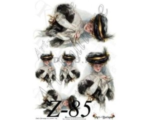 Papier do decoupage 210X305 - Art-Butique Z-85 1867