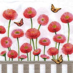 Serwetka do decoupage-stokrotka 6289