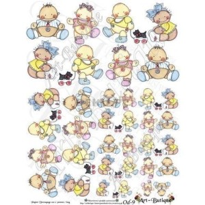 Papier do decoupage 210X305 - Art-Butique Od-9 3853