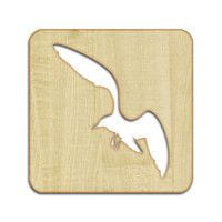 Podkładka pod szklankę lub kubek z ptakiem