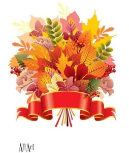 Papier decoupage 210x297mm A4 - AllArt 44 - bukiet liści 4696