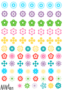 Papier decoupage 210x297mm A4 - AllArt 81 - ozdobniki 5484