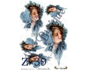 Papier do decoupage 210X305 - Art-Butique Z-39 1822