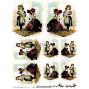 Papier do decoupage 210X305 - Art-Butique Od-41 3885