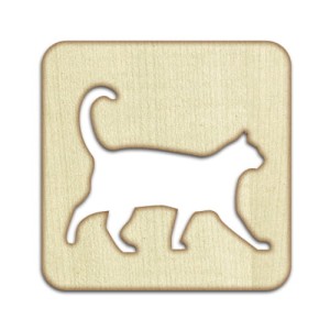 Podkładka pod szklankę lub kubek z kotem 3193