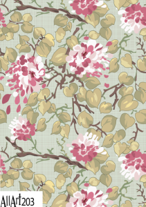 Papier decoupage 210x297mm A4 - AllArt 203 - kwiaty 5695