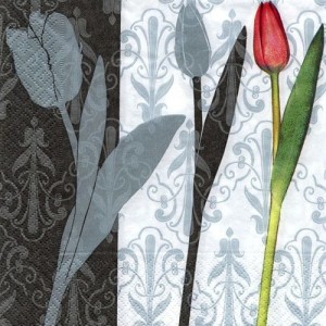 Serwetka do decoupage-tulipany