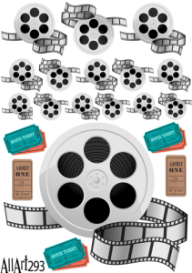 Papier decoupage 210x297mm A4 - AllArt 293 - film 5794