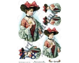 Papier do decoupage 210X305 - Art-Butique Z-8 1790