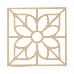 DEKU Drewniane podkładki pod kubek  10cm wzór P016 1szt   