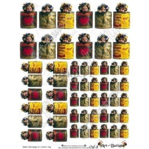 Papier do decoupage 210X305 - Art-Butique Od-8 3852