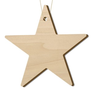 Deku – Gwiazdka na choinkę z zawieszką - 6 cm 1 sztuka 571105