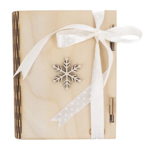 Deku – Pudełko z zamknięciem -książka z ozdobą i sznurkiem - 10 x 12 x 2,5 cm 571150