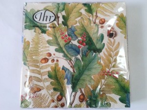 Serwetka do decoupage- Liście i owoce drzew 4555