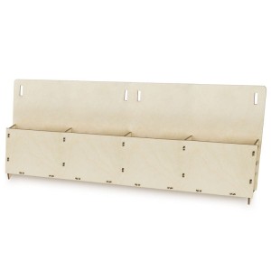 Deku Drewniany stojak na ulotki A5x4 65,5x22,5x12 cm 570238