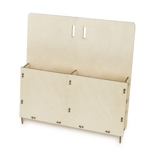 Deku Drewniany stojak na ulotki DLx2 23x22,5x12 cm 570214