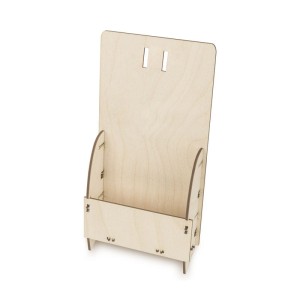 Deku Drewniany stojak na ulotki z niskim frontem DLx1 12x22,5x11 cm 570290
