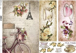 Papier decoupage A4 210x297 - ITD D0473M