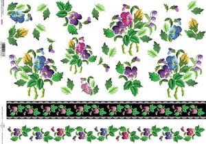 Papier decoupage A4 210x297 - ITD D0452M