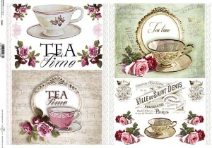 Papier decoupage A4 210x297 - ITD D0469M