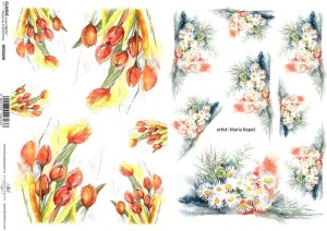 Papier decoupage A4 210x297 - ITD D0566M