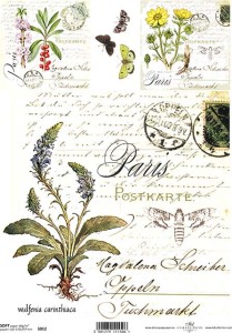 Papier decoupage Soft A4 210x297 - ITD S012