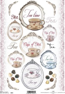 Papier decoupage Soft A4 210x297 - ITD S023