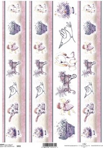 Papier decoupage Soft A4 210x297 - ITD S033