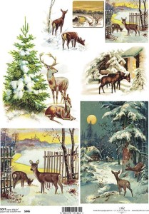 Papier decoupage Soft A4 210x297 - ITD S046