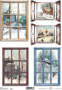 Papier decoupage Soft A4 210x297 - ITD S049