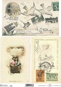 Papier decoupage Soft A4 210x297 - ITD S050