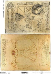 Papier decoupage Soft A4 210x297 - ITD S061