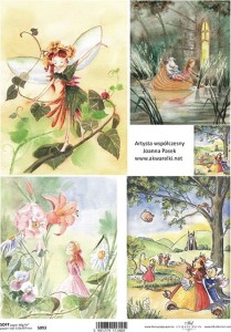 Papier decoupage Soft A4 210x297 - ITD S093