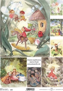 Papier decoupage Soft A4 210x297 - ITD S094