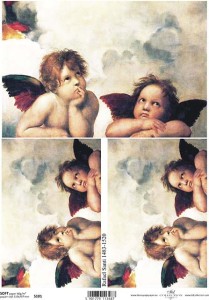 Papier decoupage Soft A4 210x297 - ITD S101