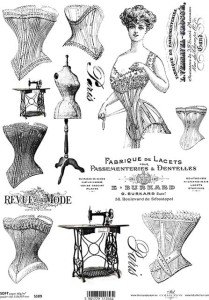 Papier decoupage Soft A4 210x297 - ITD S109