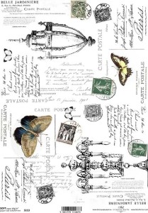 Papier decoupage Soft A4 210x297 - ITD S113