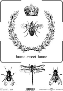 Papier decoupage Soft A4 210x297 - ITD S119