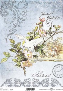 Papier decoupage Soft A4 210x297 - ITD S127