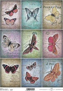 Papier decoupage Soft A4 210x297 - ITD S137