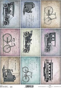 Papier decoupage Soft A4 210x297 - ITD S139