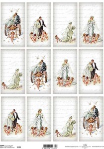 Papier decoupage Soft A4 210x297 - ITD S145