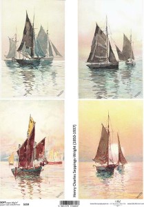 Papier decoupage Soft A4 210x297 - ITD S159