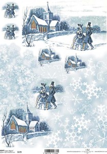 Papier decoupage Soft A4 210x297 - ITD S179