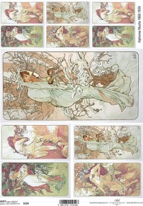 Papier decoupage Soft A4 210x297 - ITD S224