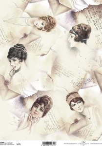 Papier decoupage Soft A4 210x297 - ITD S225