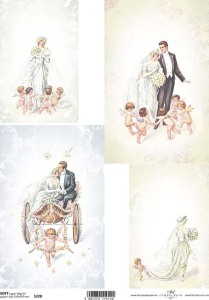 Papier decoupage Soft A4 210x297 - ITD S228